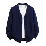 Men's V-Neck Button Cardigan — view 6