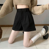 High-Waisted Tailored Shorts
