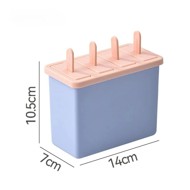 Popsicle/Sorbet Mold Food Grade Household Popsicle Making Frozen Ice Box Abrasive Tools with Lid Homemade Ice Cream Artifact