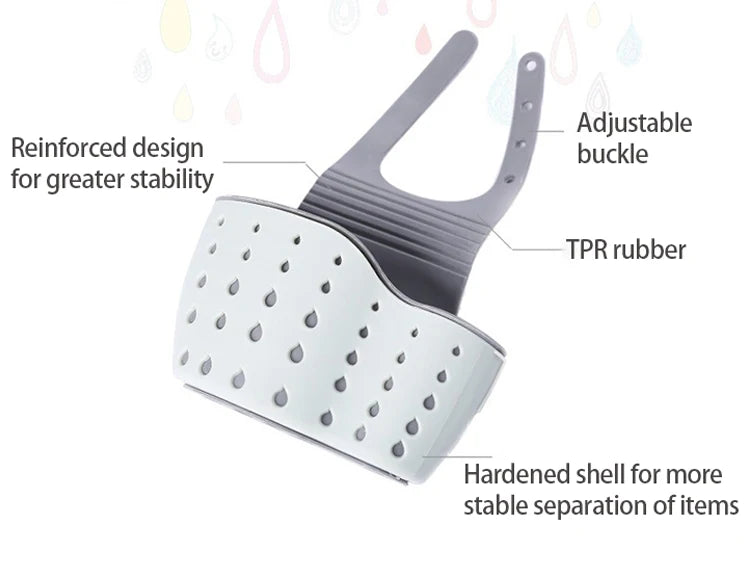 Kitchen Sink Sponge Holder Sponge Holder Sink Accessories Sponge Holder Kitchen Under Sink Organizer SNJ002