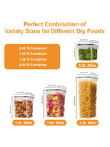 Food Storage Containers with Labels — view 2