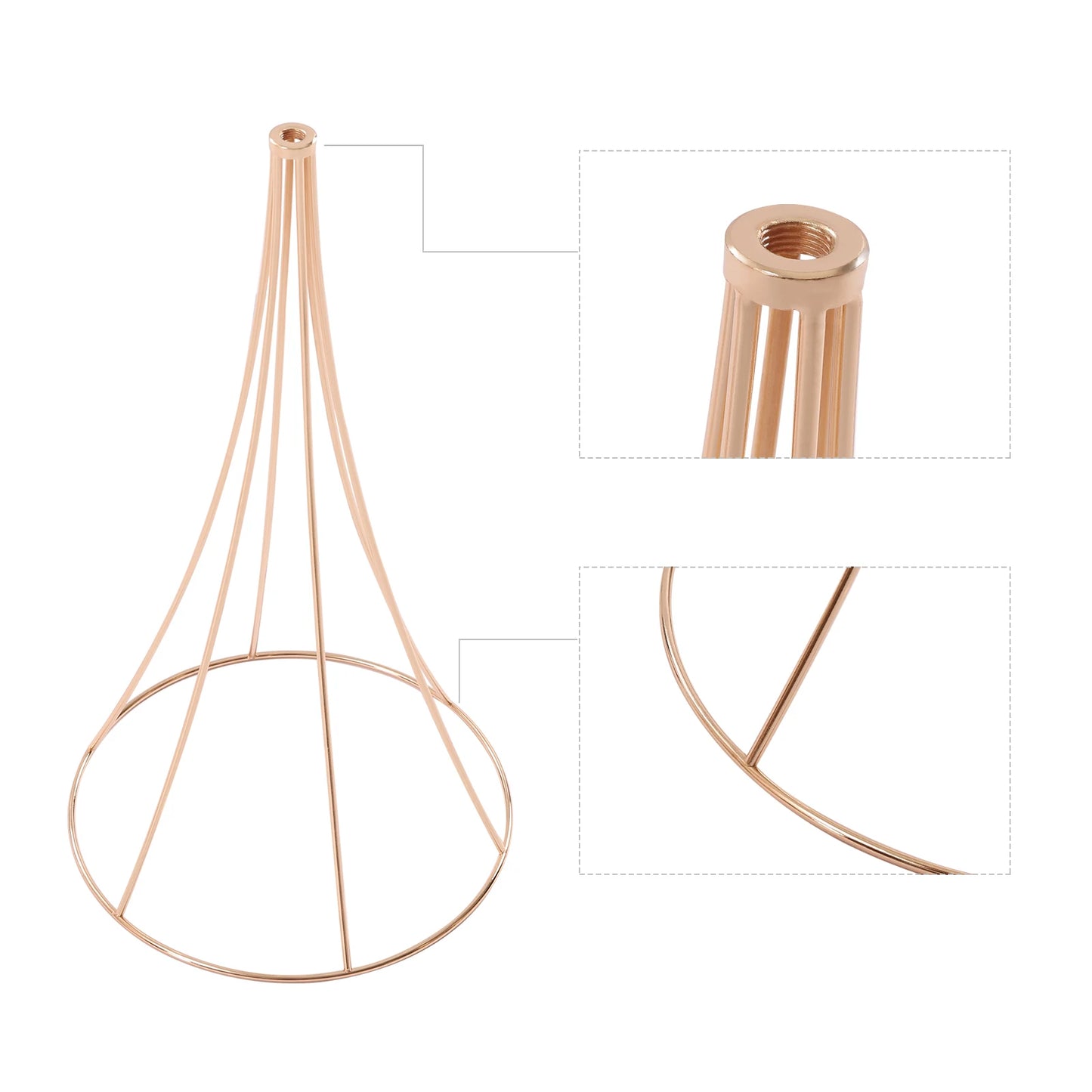10pcs Golden Vase 80cm for Table Wedding, 31.5inch Metal Wedding Centerpieces Vase, Flower Road Lead Stand Stackable