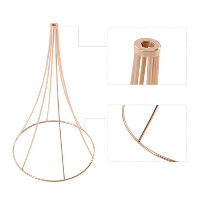 10pcs Golden Vase 80cm for Table Wedding, 31.5inch Metal Wedding Centerpieces Vase, Flower Road Lead Stand Stackable