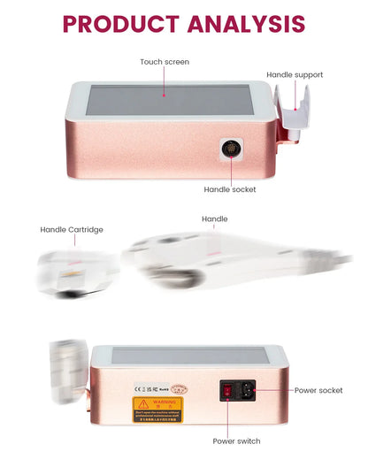 Portable 7D lifting and firming professional beauty instrument with ultrasonic focusing technology for efficient maintenance