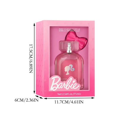 MINISO Barbie Pink Floral Eau De Parfum for Women 50ml/1.69oz 75ml/2.54oz - Fragrance Gift for Daughters Or Girlfriends