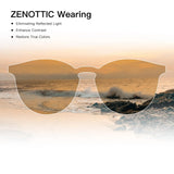Zenottic Small Round Sunglasses — view 4