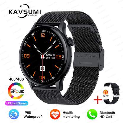 2026 NFC Smart Watch Amoled HD GPS Track Sports Heart Rate Bluetooth Call Waterproof Ladies Women Smartwatch For Women's Gift