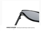 Double-Bridge Half-Frame Sunglasses — view 4