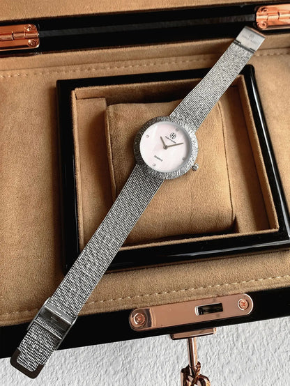 Brand Watch Fashion Beimu Face Women's Watches Waterproof Milan Strap Adjustable Female Quartz Wristwatches Free Box  gift
