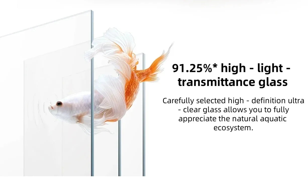 Xiaomi Mijia Smart Desktop Aquarium 10L Smart Fish Tank App Control Feeding Pro Filtration Mi Home Compatible No Assembly CN