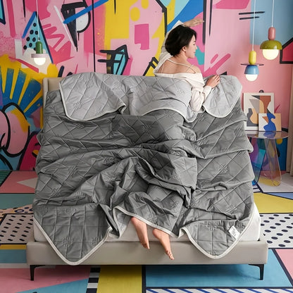 Multi-size Cooling Thin Quilt – Breathable Lightweight Ice Silk Quilt, Ultra Soft Thin Quilt for Hot Weather & Airy Bedrooms, Summer Essential.