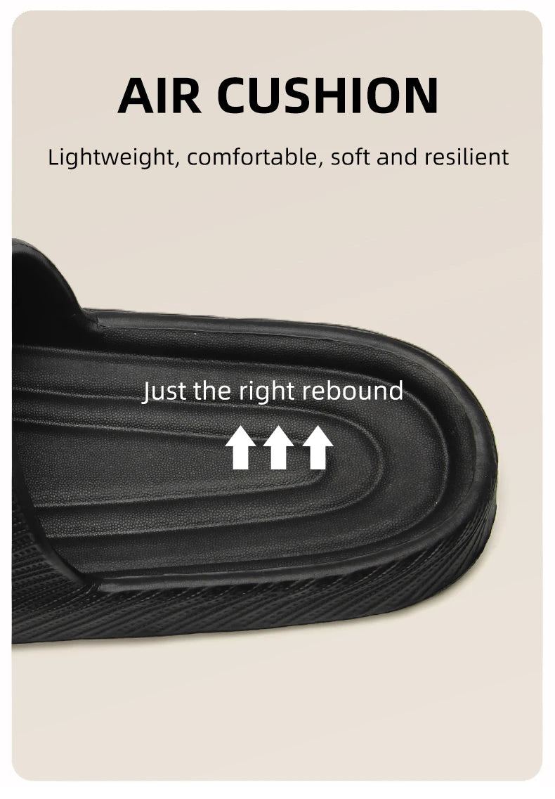 Men's Summer Anti-Slip Deodorant Slippers Trendy Outdoor Wearable Slippers for Men