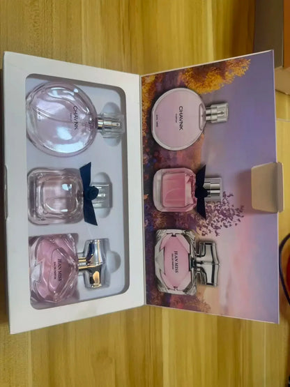 Luxury Mini Perfume Gift Set Travel Size Unisex Fragrance Sampler Discovery Kit Long Lasting Sweet Woody Fresh Spicy Scent
