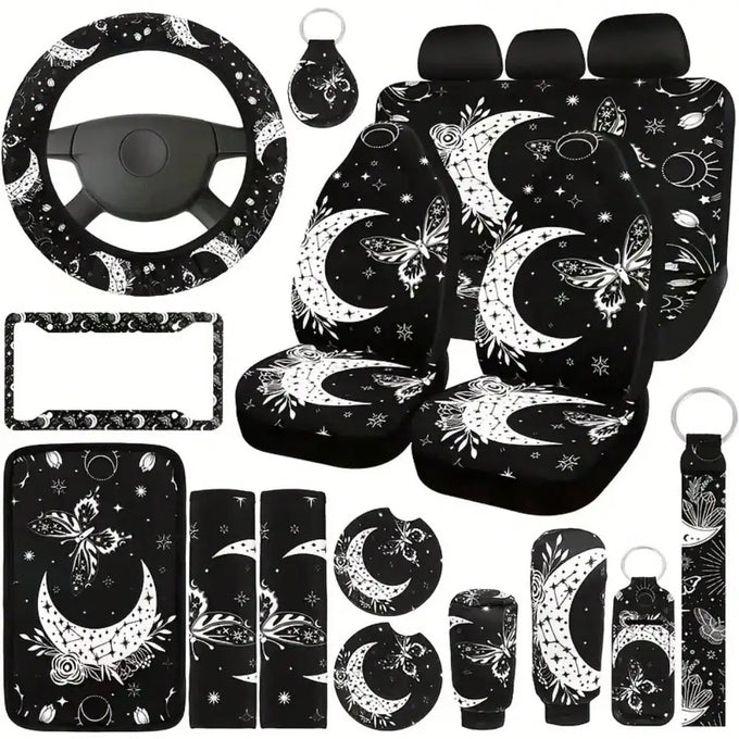 Butterfly Car Interior Accessory Set — product image