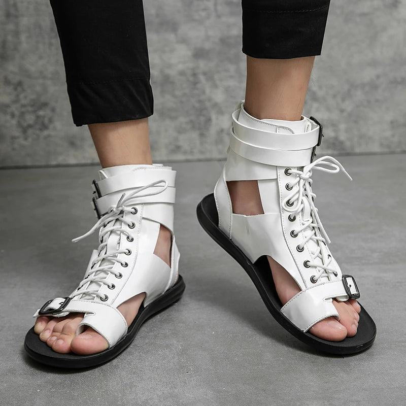 Men Trending Sandals Summer Outdoor Leisure Non-Slip Beach Luxury Sandals Fashion Breathable Brand Shoes Men Slippers