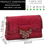 Rhinestone Heels & Matching Bag Set — view 2