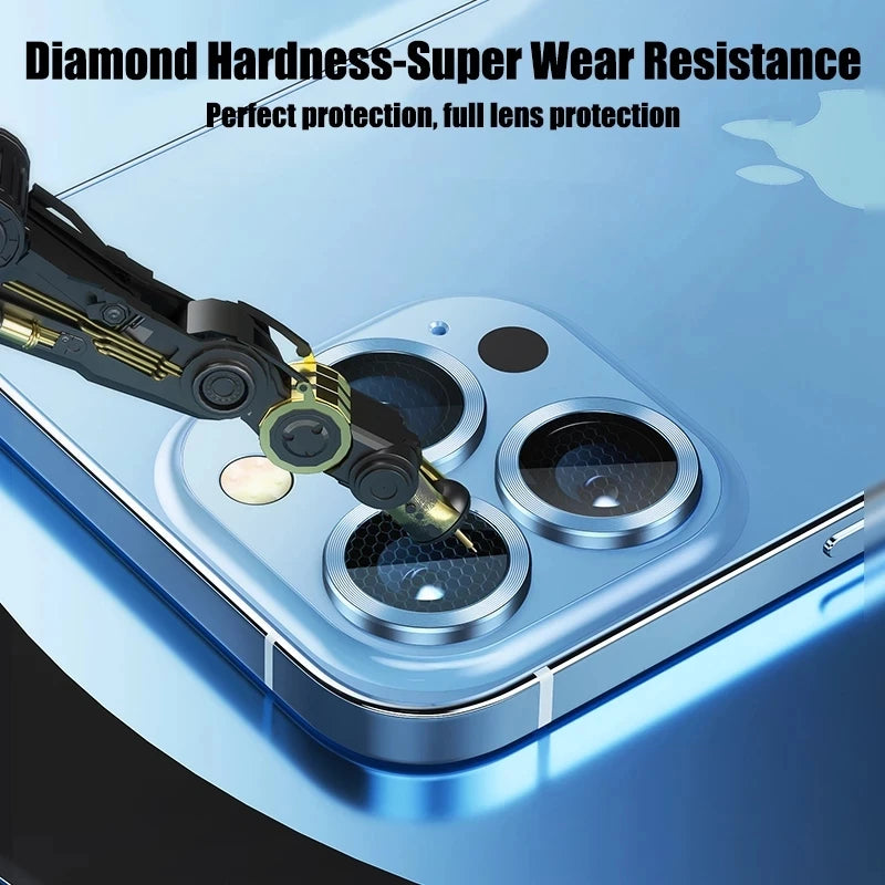 Metal Diamond Camera Lens Protector for IPhone 17 Pro Max 17Air 17 Luminous Protective Lens Glass for iPhone 16 PRO MAX 15 Pro