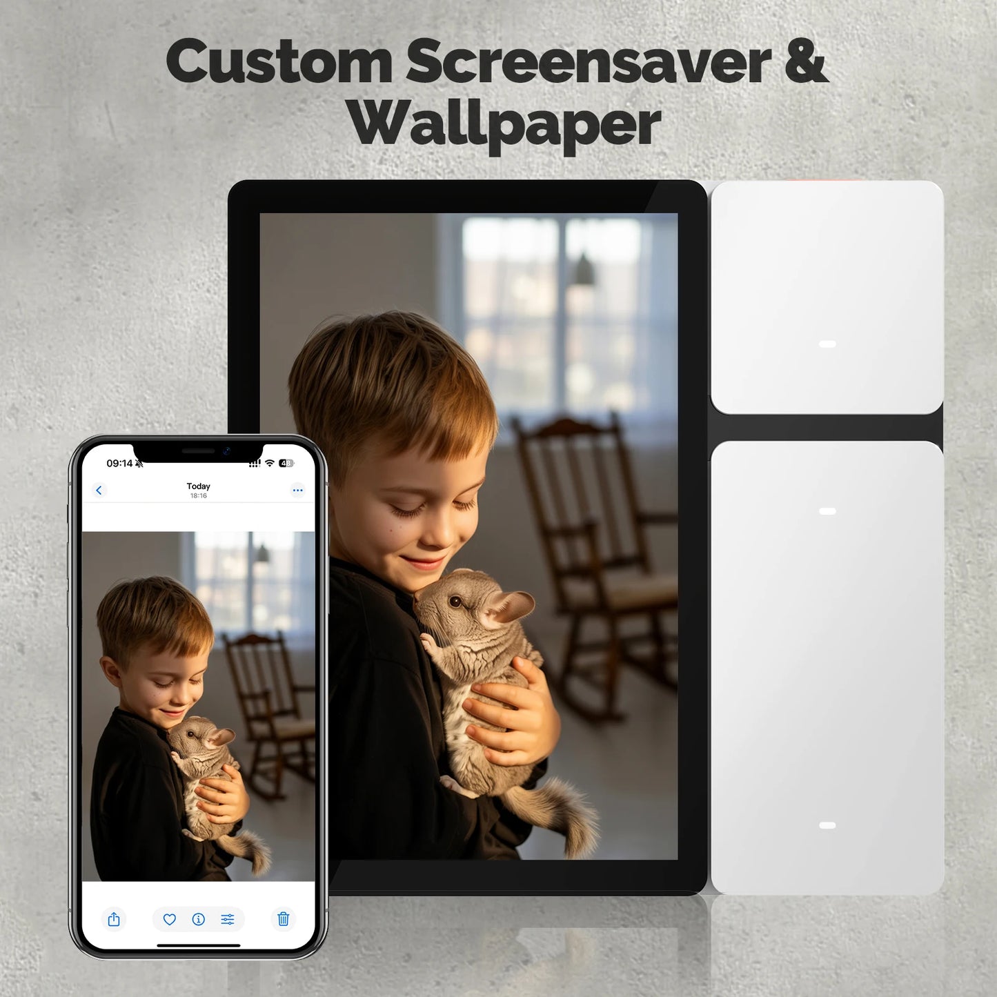 MOES Tuya WiFi 3.5-inch Smart Control Panel Screen 3 Relays 3 Physical Buttons IR Remote Control Bluetooth Sigmesh Hub Built-in