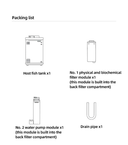 Xiaomi Mijia Smart Desktop Aquarium 10L Smart Fish Tank App Control Feeding Pro Filtration Mi Home Compatible No Assembly CN