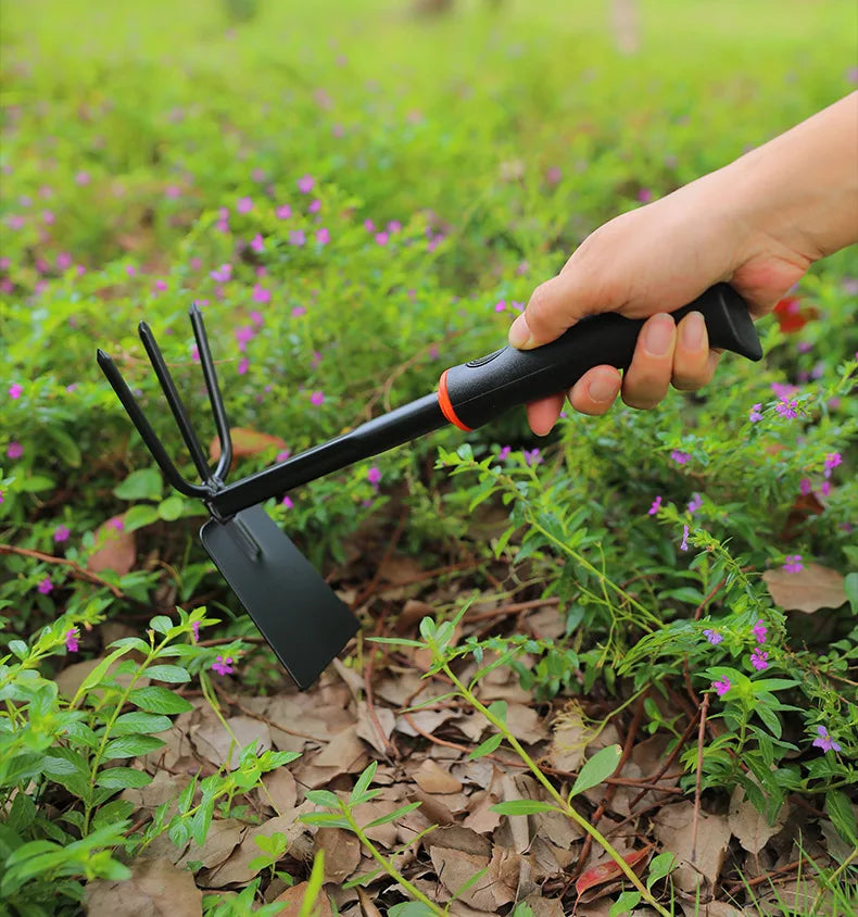 5 Pack 5-in-1 Gardening Hand Tool Set, Mini Hoe & Small Shovel for Outdoor Digging, Garden Loosening & Beach Clamming Tools