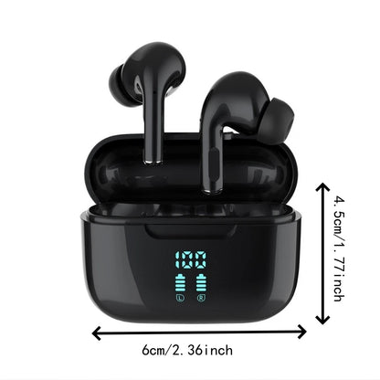 Wireless Bluetooth Earphones HIFI Stereo Sound ENC Headphones Power Display Earbuds For XIAOMI Samsung TWS Music Headset