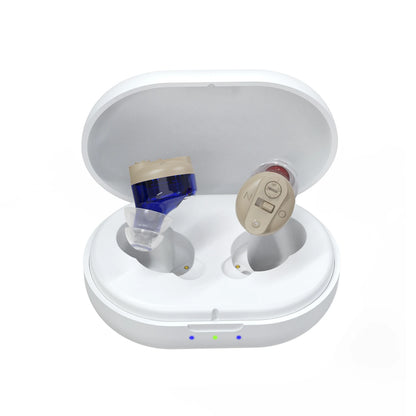 Multi-color Charging Long Life Portable Mini CIC Invisible Magnetic Rechargeable In-Ear Adjustable Hearing Aid For Deaf and Elde