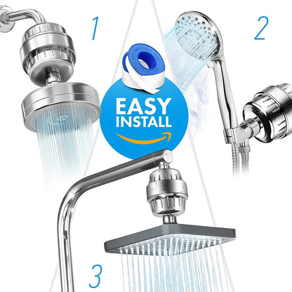 25-level new upgraded turbine filter multi-level bath water purifier household small water purifier bath filter