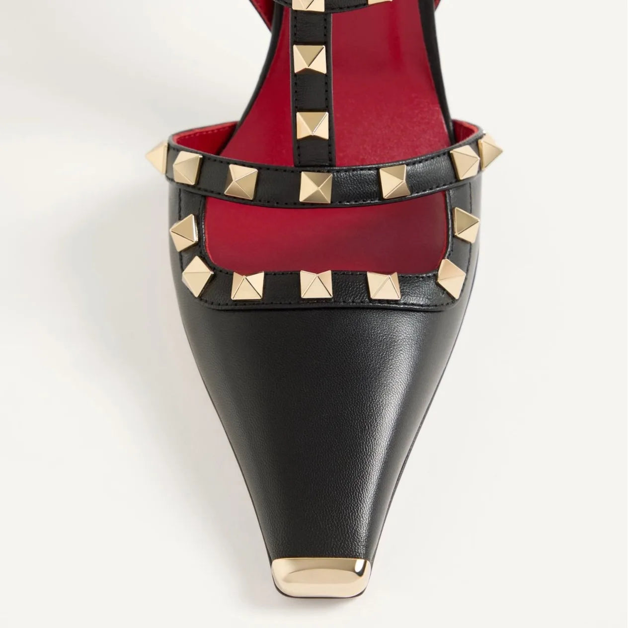 Summer Square Headed Rivet High-heeled Women's Sandals, Fashionable and Sexy Women's Party T-table Women's Plus Size Sandals