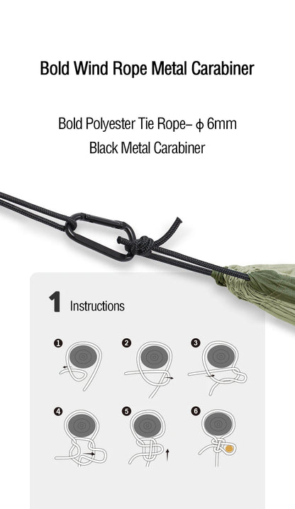 Naturehike Hammock Ultralight 2 Person Hammock Tear Resistance Hanging Bed Portable Hunting Hammock Sleeping Swing Hammock