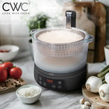 Glass-Bowl Rice Cooker & Steamer — view 2