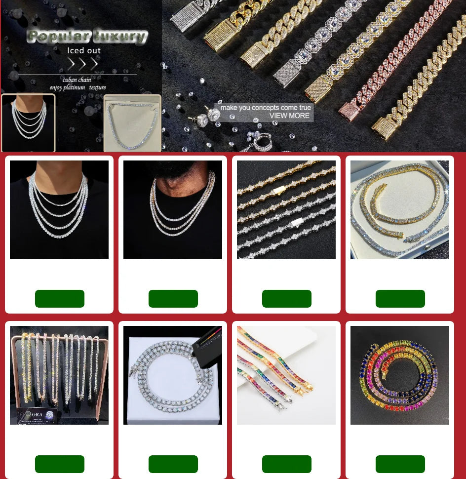 3mm 4mm 5mm 1 Row Tennis Chain Bling Zircon Copper Material Necklace Hip Hop Man and Women Iced Out Jewelry Free Engrave Name