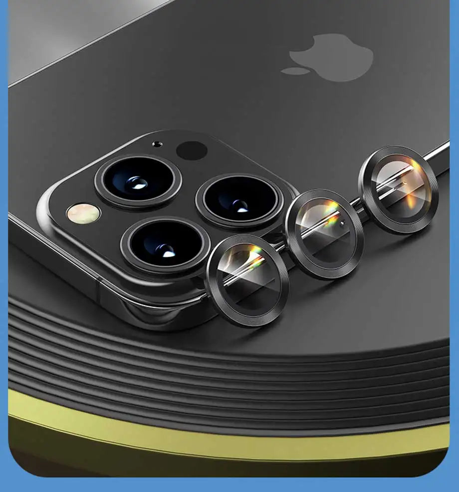 Metal Diamond Camera Lens Protector for IPhone 17 Pro Max 17Air 17 Luminous Protective Lens Glass for iPhone 16 PRO MAX 15 Pro