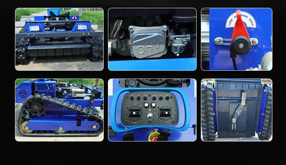 Customized Remote Control Self Propelled DIY Mower AWY-550 Crawler All-terrain with Simple Operation and High Efficiency CE EPA