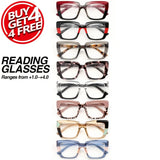 Retro Rectangle Reading Glasses Set — view 2