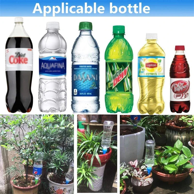 Automatic Drip Irrigation Watering System Plant Dripper Spike Kits Garden Self Watering Planter Insert Plant Watering Devices