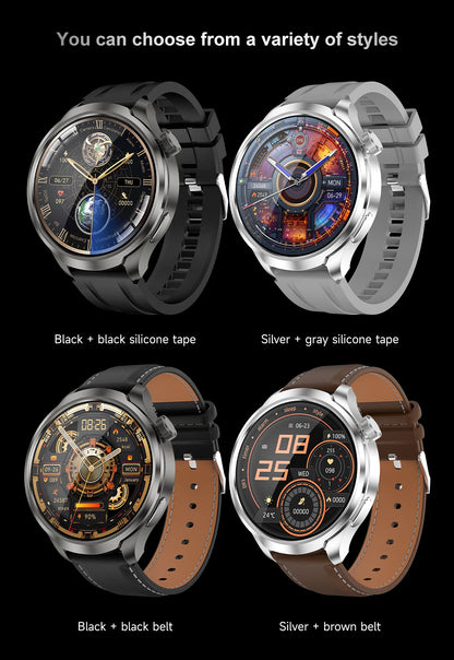NEW GPS Outdoor fitness NFC Smart Watch Men 1.85 Inch AMOLED Screen  Bluetooth Call IP67 Waterproof Man Smart Watches Man 2025