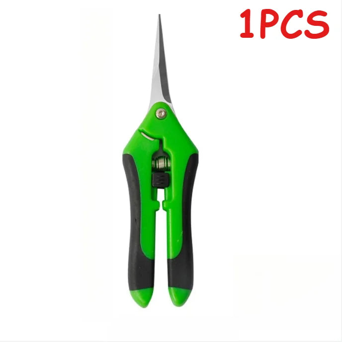 Metal Pruning Scissors Multi Purpose Hand Tool for Garden Grafting Bonsai Fruit Picking Weed Cutting and Daily Household Use