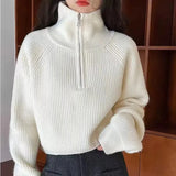 Women's Half-Zip Knit Pullover — view 7