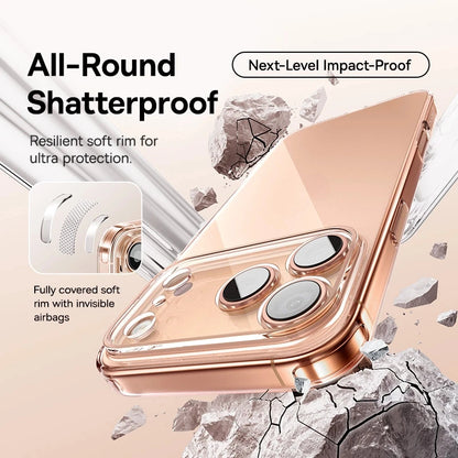 Baseus Clear Case For iPhone 17 Pro Max Soft TPU Case For iPhone 17 Air Anti-drop Ultra Thin Cover For iPhone 16 15 Pro Max Case