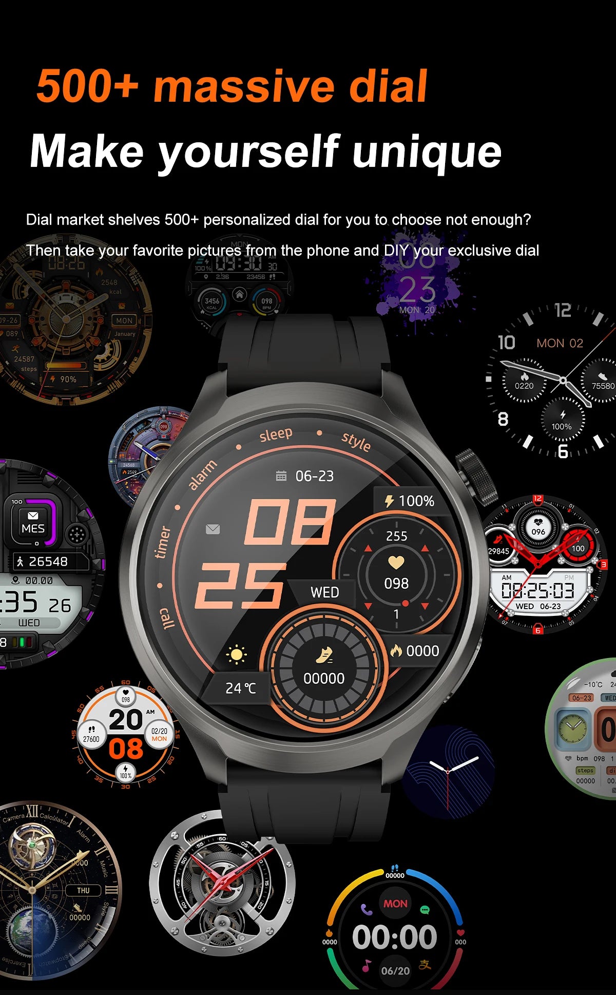 NEW GPS Outdoor fitness NFC Smart Watch Men 1.85 Inch AMOLED Screen  Bluetooth Call IP67 Waterproof Man Smart Watches Man 2025