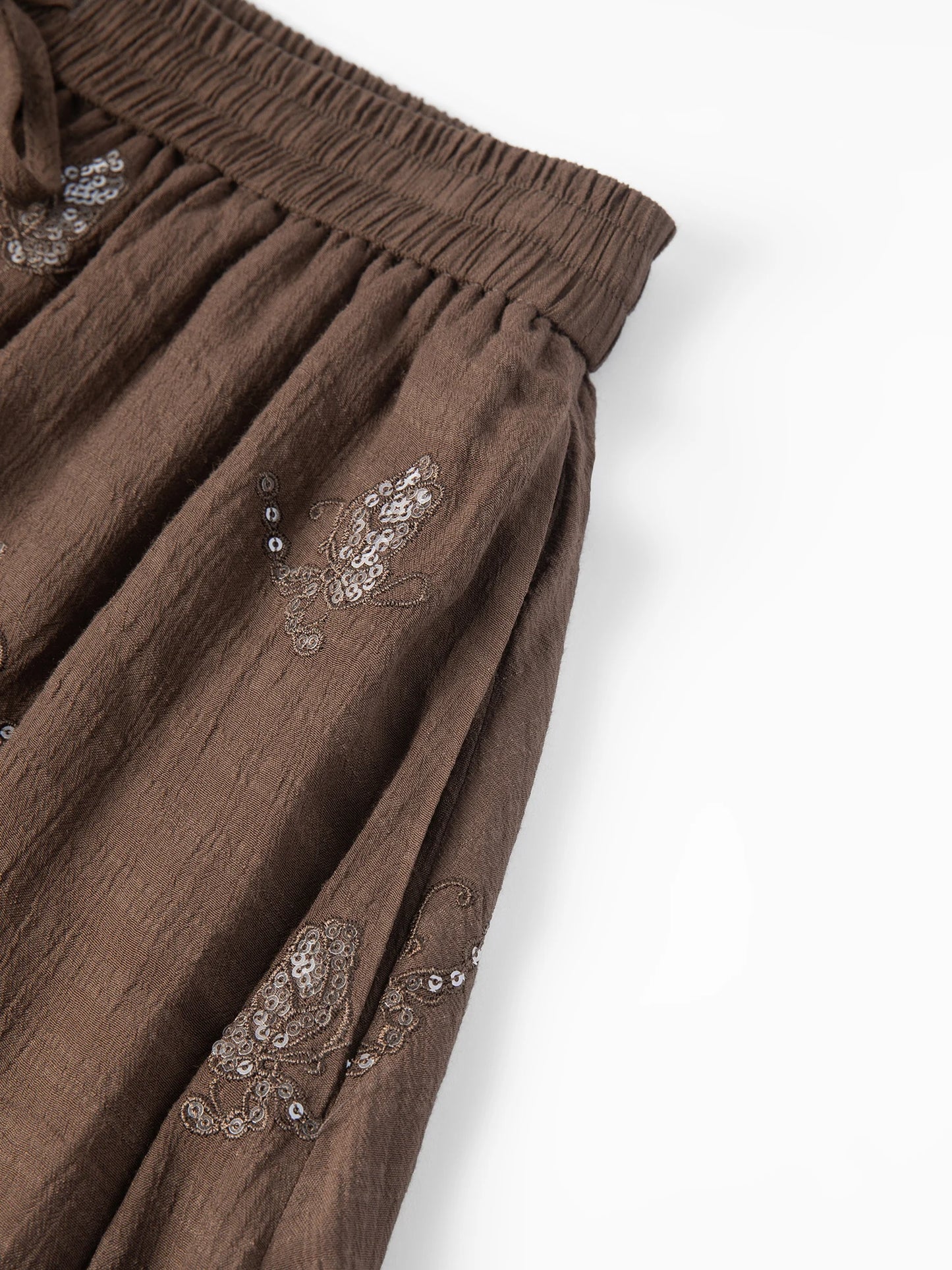 FSLE【Premium Series】Fashionable Embroidered Sleeveless Top and Tulip Skirt Elastic Waist Retro Women 2026 Summer New Arrival Set