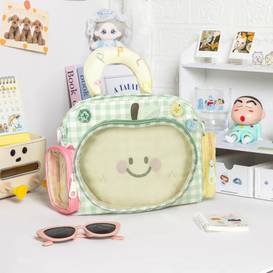 Apple-Shaped Clear Display Backpack — view 1