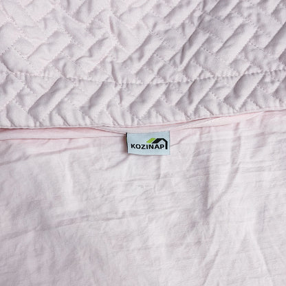 KOZINAP Quilt Queen Size 92x96 – Quilted Lightweight Comforter, Cooling Summer Bedspread, Decorative Bedding Set
