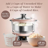 Glass-Bowl Rice Cooker & Steamer — view 3
