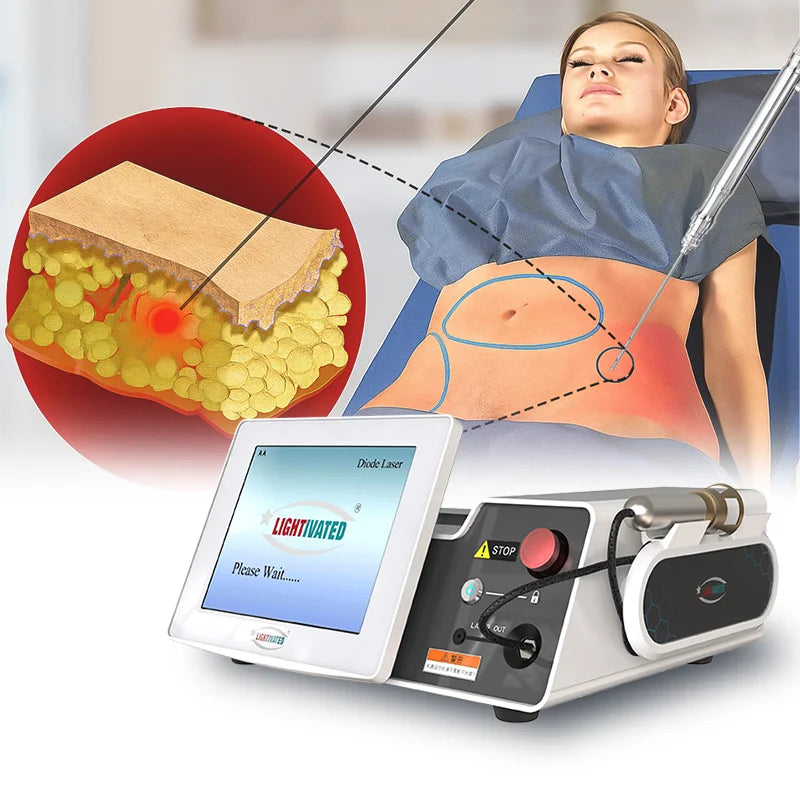 980nm 1470nm Laser Facial Tightening Device Fiber Optic Lifting Neck Sculpting Skin Firming Beauty Equipment
