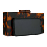 Acrylic Leopard Evening Clutch — view 5