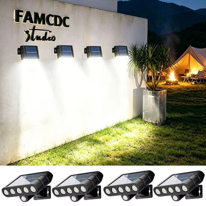 Solar Motion-Sensor Wall Light — product image