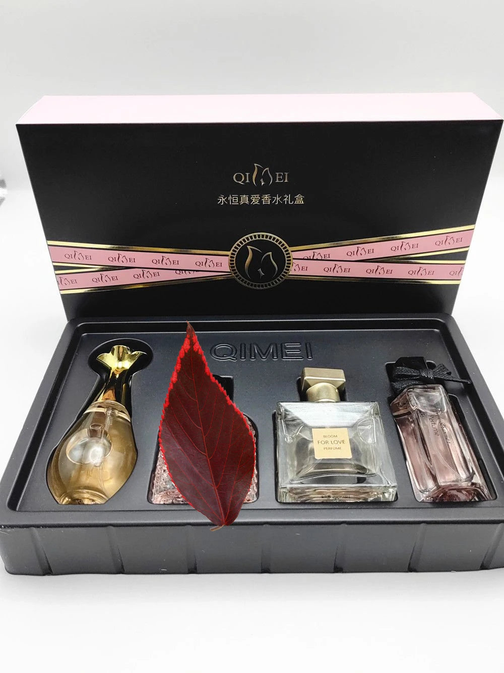 Luxury Brand Perfume Women Eau De Parfum Femme Gift Box 4Pcs Set 100ml Perfumes De Mujer Fresh Natural Floral Fruity Scent Spray