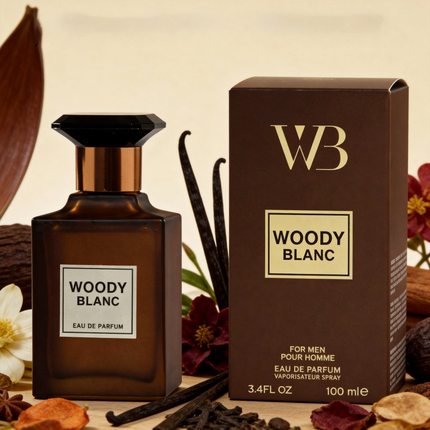 3.4 Oz Men's Eau De Toilette Spray - Men's Amber Spicy Perfume - With Black Cherry, Cherry Liqueur And Bitter Almond - Medium Pe
