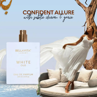 BellaVita Luxury Honey Oud EDP 3.4oz / 100ml Warm Sweet Amber Vanilla Long Lasting Unisex Perfume Ideal Holiday Gift